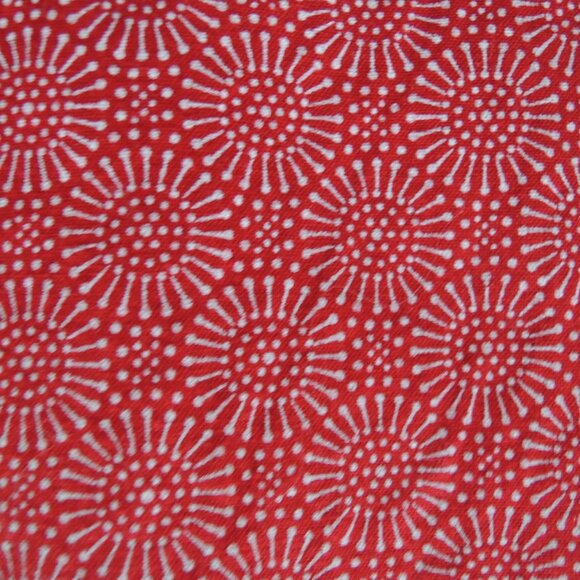 Onia Red & White Circle Dot Print Short Sleeve Button Shirt M - Picture 6 of 9